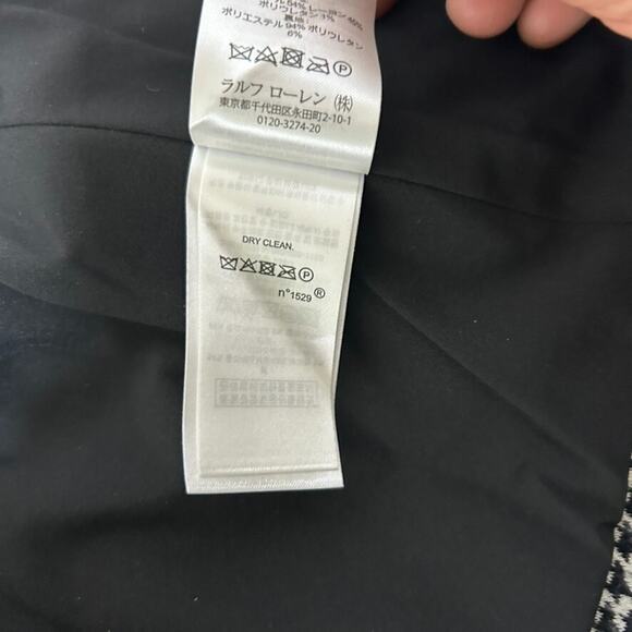 Lauren Ralph Lauren Womens Houndstooth Blazer Size 12 Preppy Old Money Academia - Picture 4 of 11